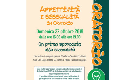 affettivita e sessualita in oratorio anspi comitato foggia