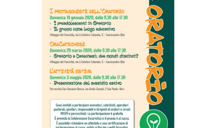 i protagonisti dell oratorio anspi comitato bari bitonto
