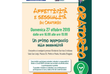 affettivita e sessualita in oratorio anspi comitato foggia