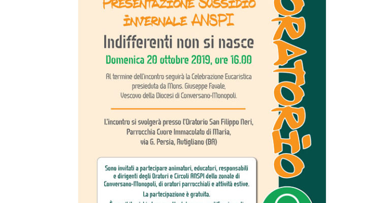 presentazione sussidio invernale anspi comitato conversano monopoli